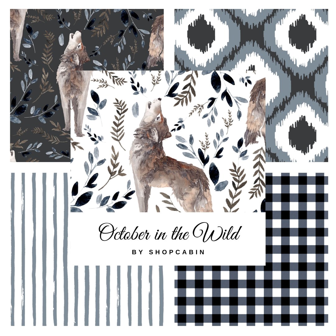 Wolf Crib Bedding Minky Baby Blanket Crib Quilt Boy Crib Sheet Etsy