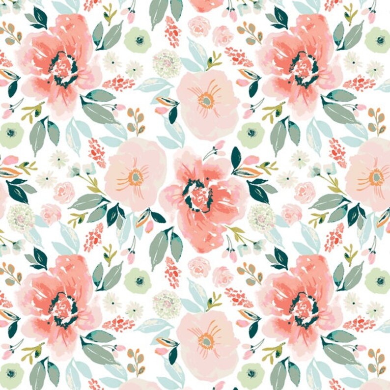Tropical Crib Bedding Organic Floral Baby Quilt Toddler Quilt Etsy