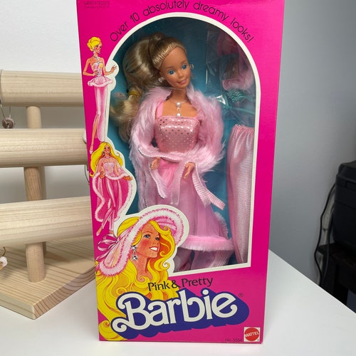 1981 Pink & Pretty Barbie - Etsy