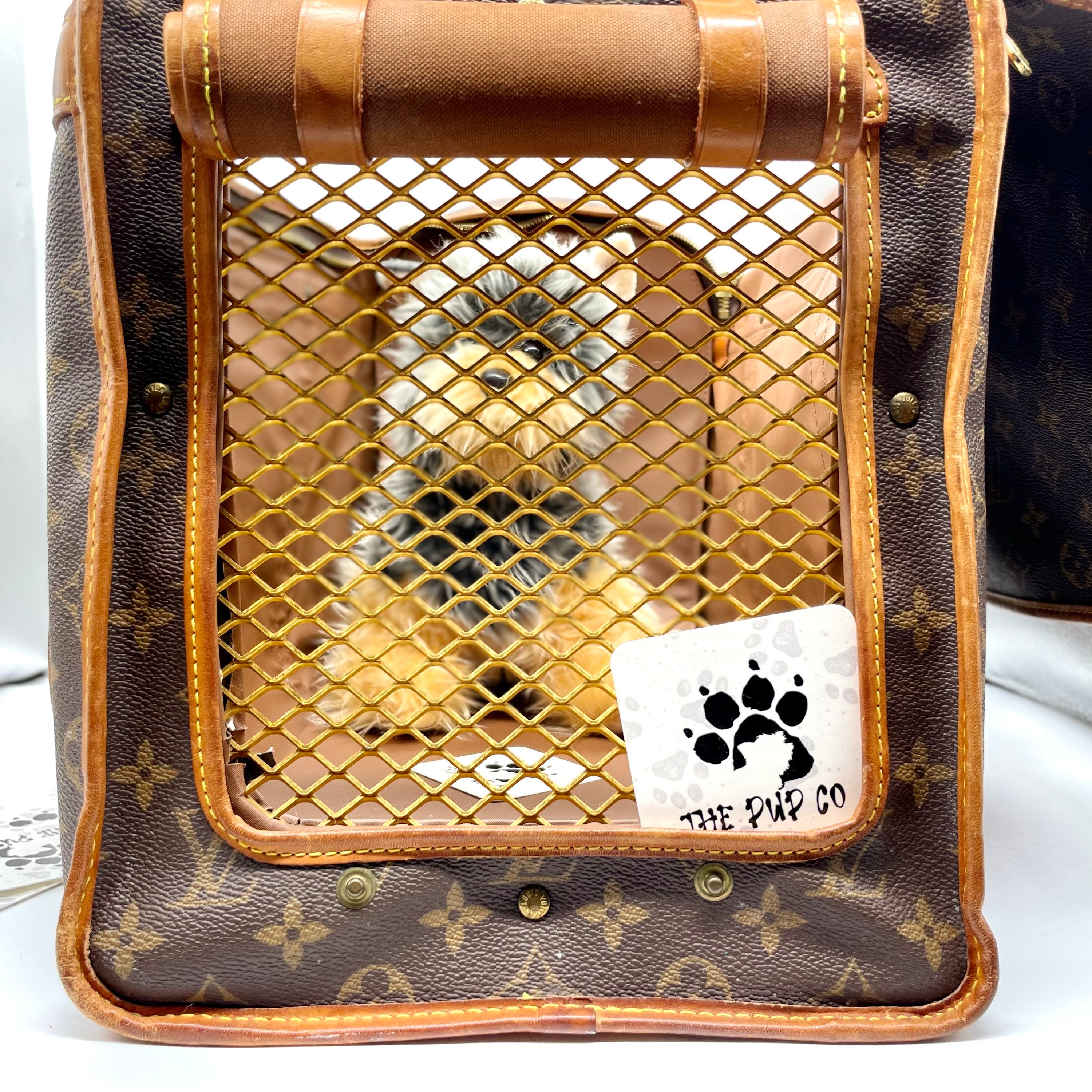Louis Vuitton Pet Carrier Etsy