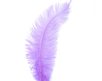 Ostrich Feathers - 10" - 12" / 25cm - 30cm - Choose Quantity  - Lilac