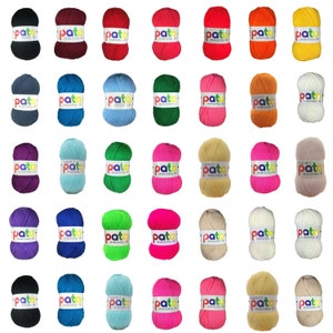 Cygnet Pato DK Knitting Yarn / Wool - 100g Double Knit Ball - 48 Colour Choices