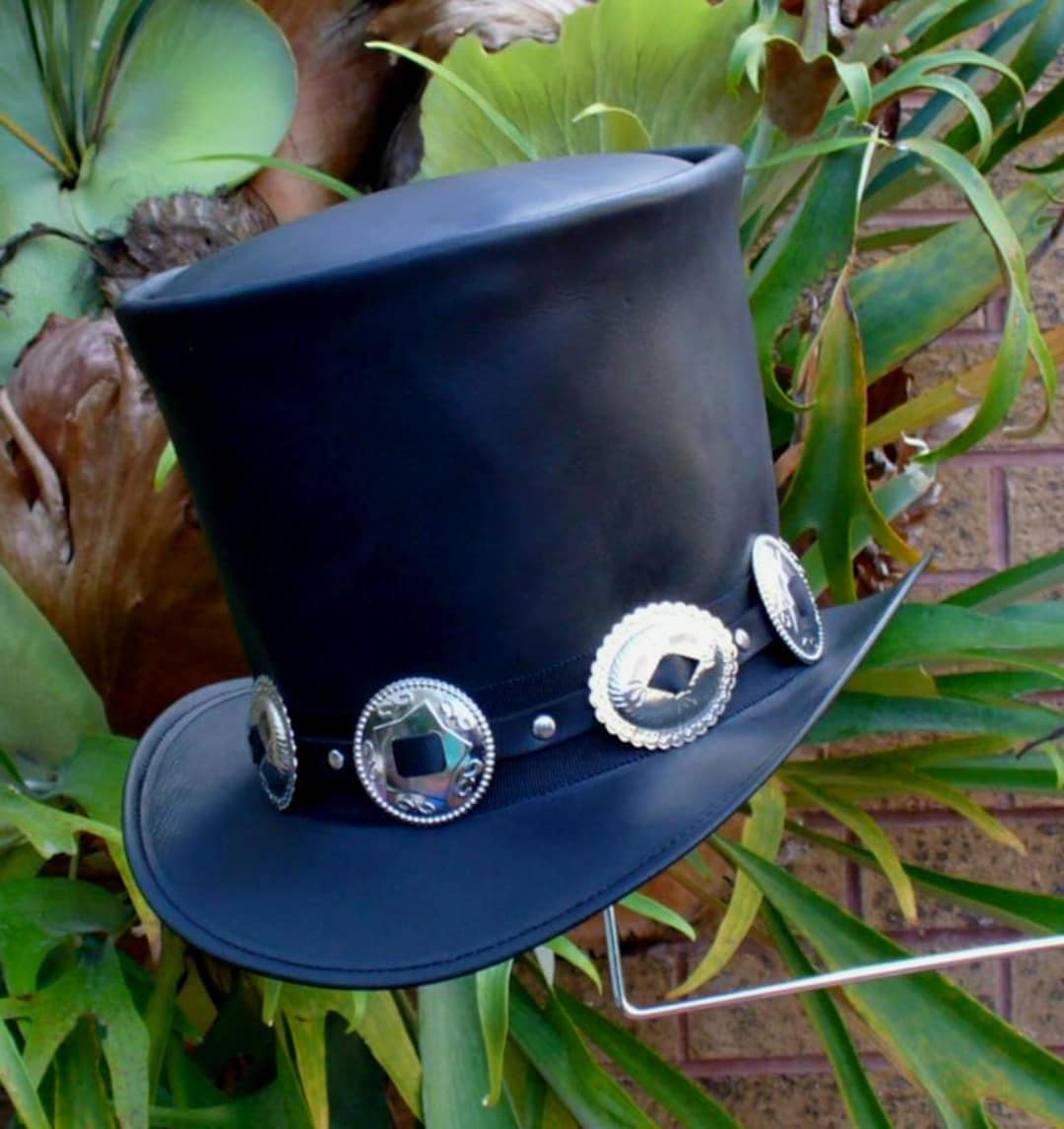 Black Leather Hand Crafted Slash Tribute Guns 'N Roses Hard Black Leather Hand Crafted Slash Tribute Guns 'N Roses Hard