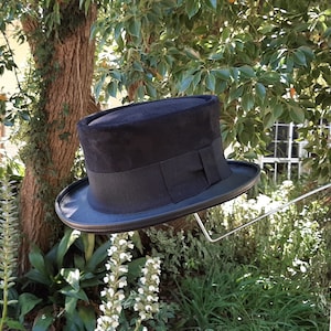 Dr. Sleep Steven King-film Rose the Hat-stijl leren cilinderhoed vintage look handgemaakt in Australië