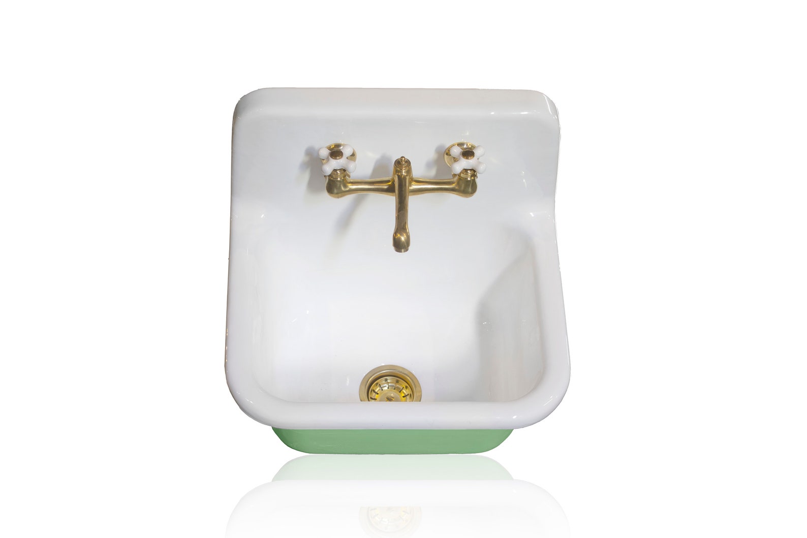 Vintage Style Deep Utility Sink Antique Inspired High Back - Etsy