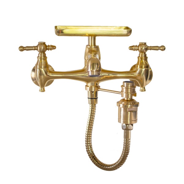 Brass Kitchen Faucet Etsy