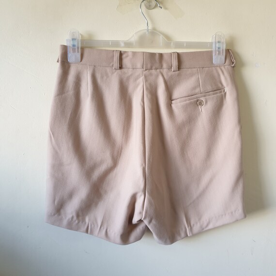 Vintage 50s ? Camel Wool Shorts Sz W 31" 12 ? Lan… - image 6