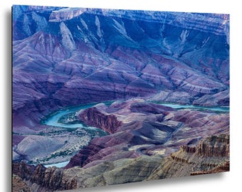 Grand Canyon Sunset Print - Scenic Colorado River Desert View