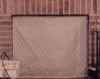 Fireplace Cover With Inserted Magnets For Metal Frame Or With Etsy