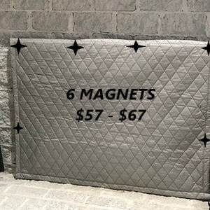 Fireplace Draft Cover CUSTOM MADE (your fireplace dimensions) with inserted Magnets or Adhesive Fasteners; Quilted cover insulation image 4