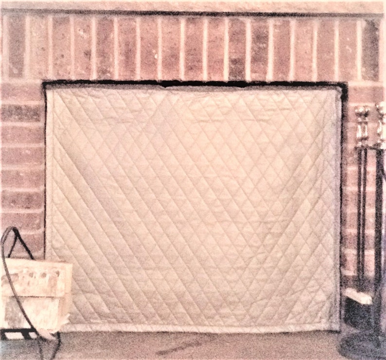 Fireplace Draft cover Custom made with formetal frames Etsy