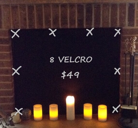 Fireplace Draft Cover Shield Custom Made With Inserted Magnets Etsy