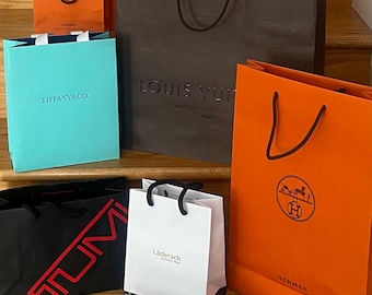 Designer Shopping Paper Bags; Paper Gift bags; Merchandise bags