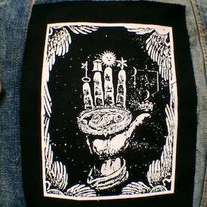 Magic Hand Patch, Punk, Patches, Sew on Patch, Esoteric patch, Punk Patches, punk vest, Anarchist, Feminist, Socialist, DIY, Tatot