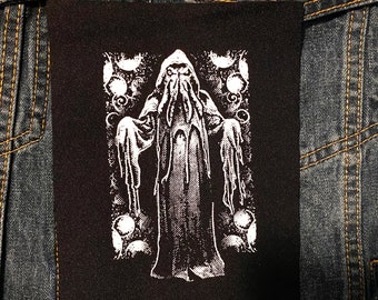 Cthulhu Patch, Horror Patch, H. P. Lovecraft, Punk, Patches, Punk Patches, punk vest, Anarchist, Feminist, Socialist, DIY, horror