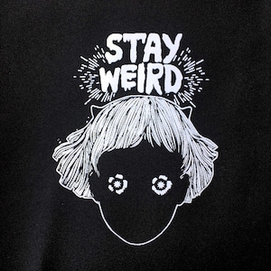 Stay Weird Girl Patch, Punk, Patches, Patch, Sew on Patch, Punk Accessories, Punk Patches, punk vest, Punk pants