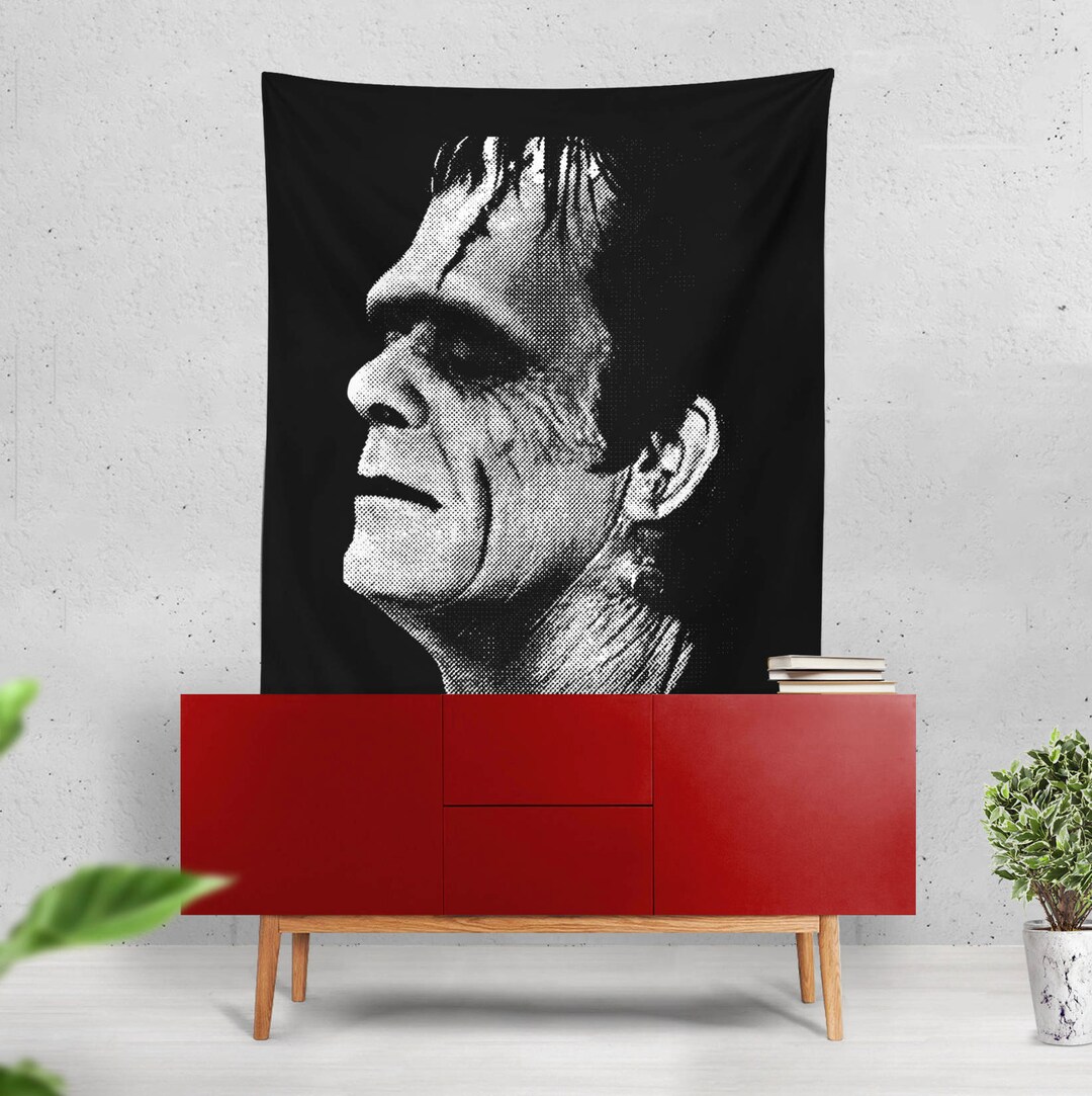 Frankenstein Tapestry Art Wall Decor Wall Art Etsy
