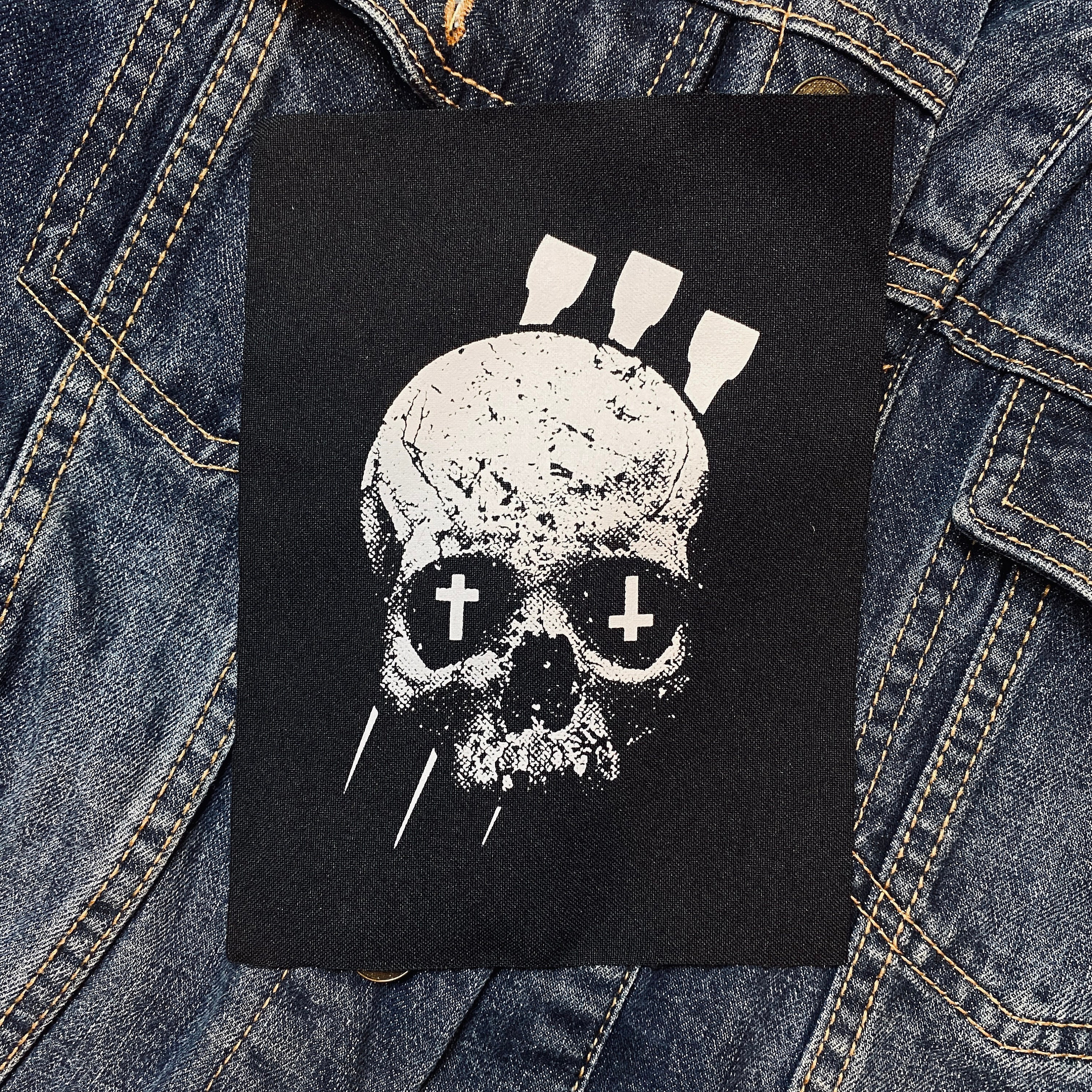 Shop Embroidered Patches for Clothing | Iron-On Stickers: Lantern Man,  Skull Biker Stripes, and More | Buy Jackets Patches Online