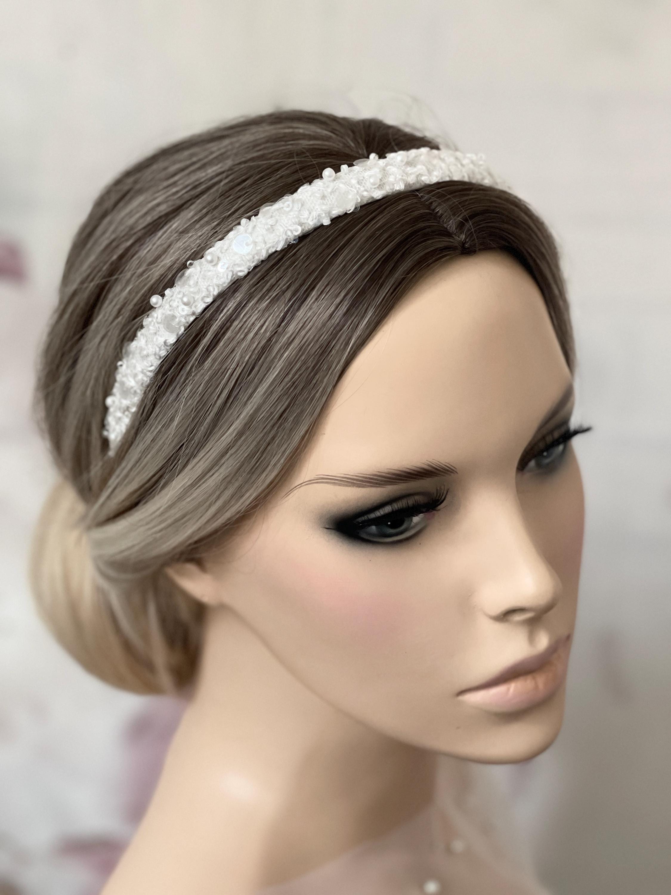 Haarreif Krone Mit Glitzersteinen – Für Hochzeit & Kommunion