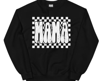 Checkered MAMA Sweatshirt