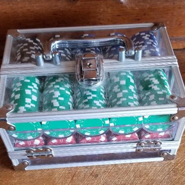 Vintage Poker Chips Etsy