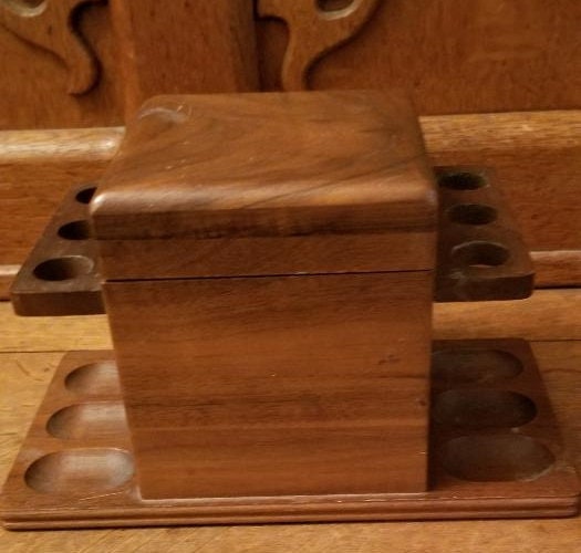 Pipe Tobacco Humidor 6 Pipe Holder 1960's Etsy