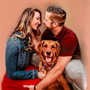 Couple Portrait, Faceless Portrait, custom portrait, photo illustration, personalized portrait, boyfriend gift, girlfriend gift