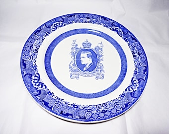 Copeland Spode, Royal Plate, King Edward VIII, Lawleys of Regent Street, Coronation 1937, Vintage Collectible Plate, Spode England Souvenir