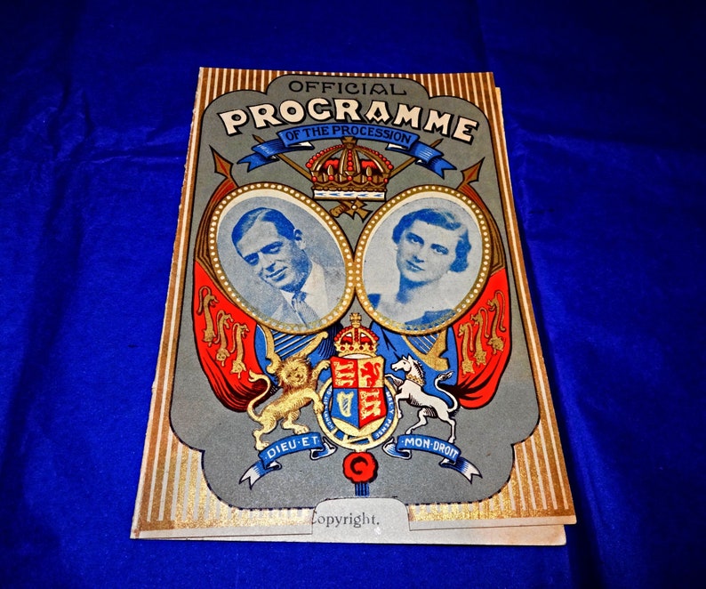 Princess Marina, The Duke of Kent, Official Programme of the Pro Princess Marina, The Duke of Kent, Official Programme of the Pro