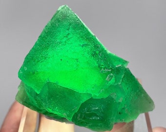 STUNNING DISPLAY Green Fluorite Crystals!!! Riemvasmaak, South Africa.