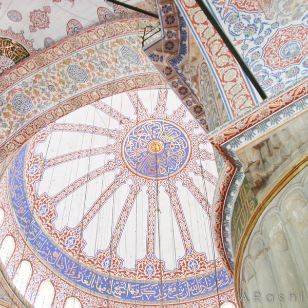 Blue Mosque Dome Photography Print