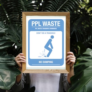 Kein Littering Schild, Digitaldruck