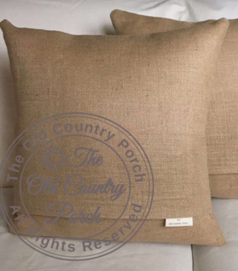 Pig Burlap Pillow Ships between 3-5 Days!