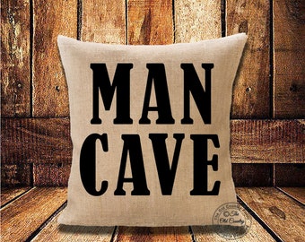 man cave throw pillows
