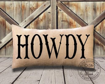 Multicolor Hadley designs Hey Cowgirl 16x16 Country Music Throw Pillow Cowboy Gifts for Men Howdy 