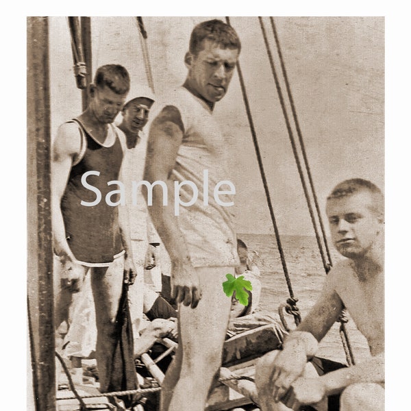 Vintage Nude Sailor - Etsy