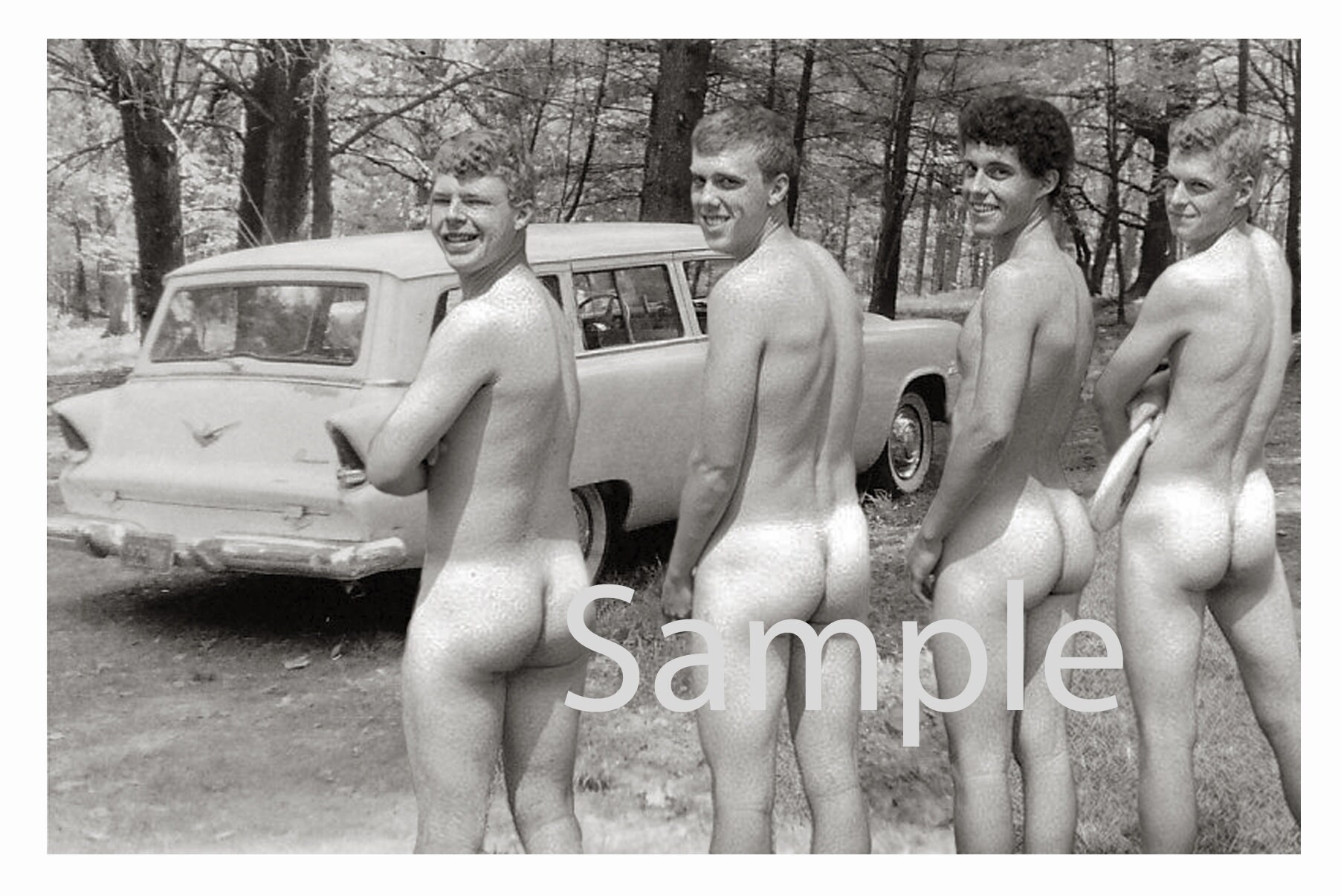 1950s nude men