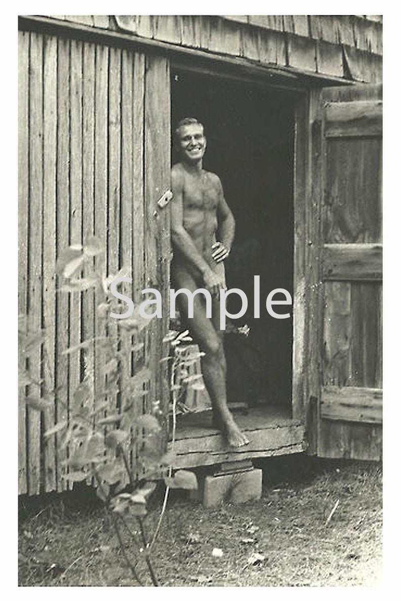 Vintage 1940's Photo Reprint Handsome Muscular Nude - Etsy