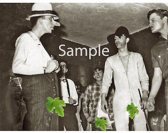 Vintage 1940's Photo Reprint of a College Fraternity Party with Everything Hanging Out Gay Interest 151