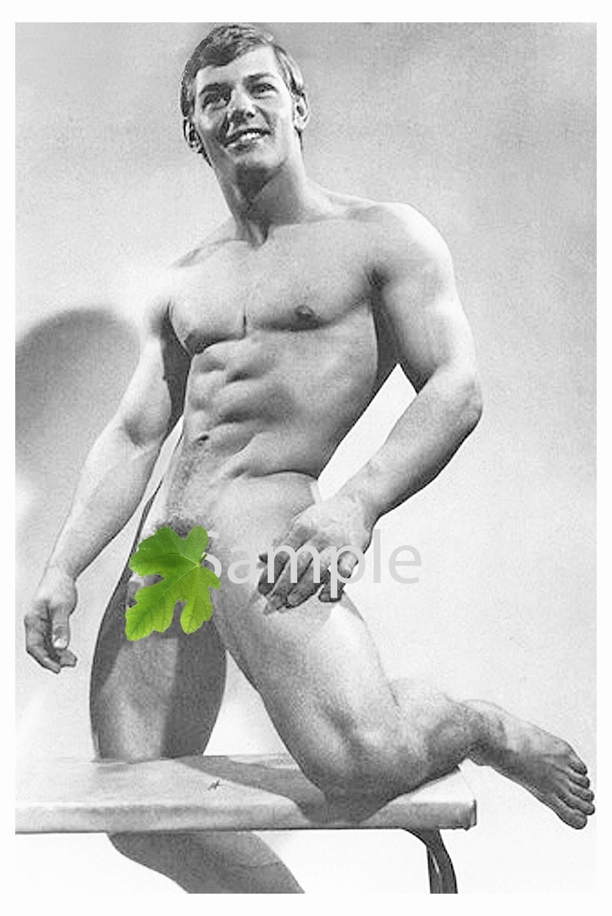 Vintage Photo Reprint of the Actor John Hamill Standing Nude Gay Interest  26 F - Etsy