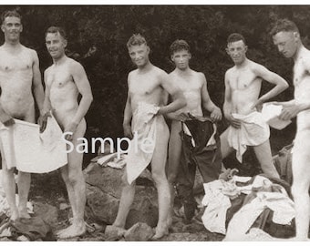 Vintage Nudist Boys