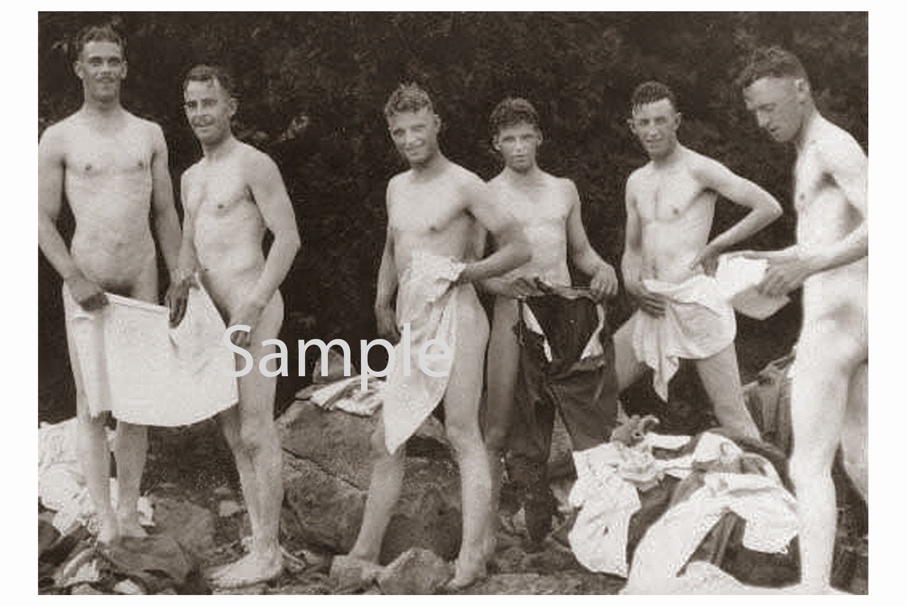 Naked german soldiers