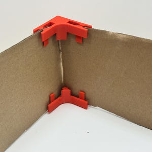 Clips de esquina de cartón STEM: herramientas de construcción impresas en 3D para proyectos STEM