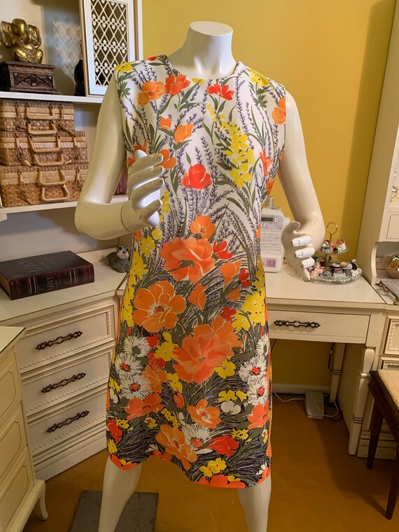 Vintage floral dress - image 3