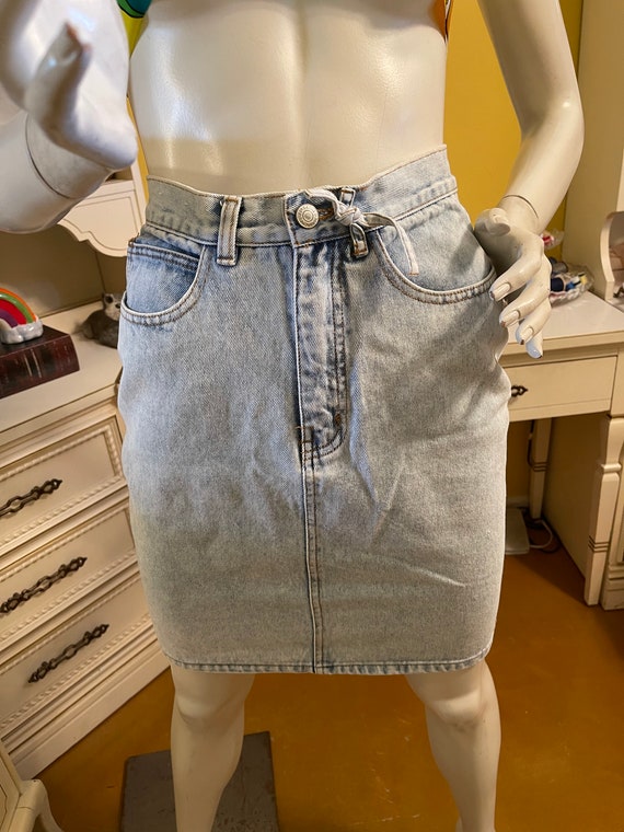 Vintage Jordache denim skirt - image 5
