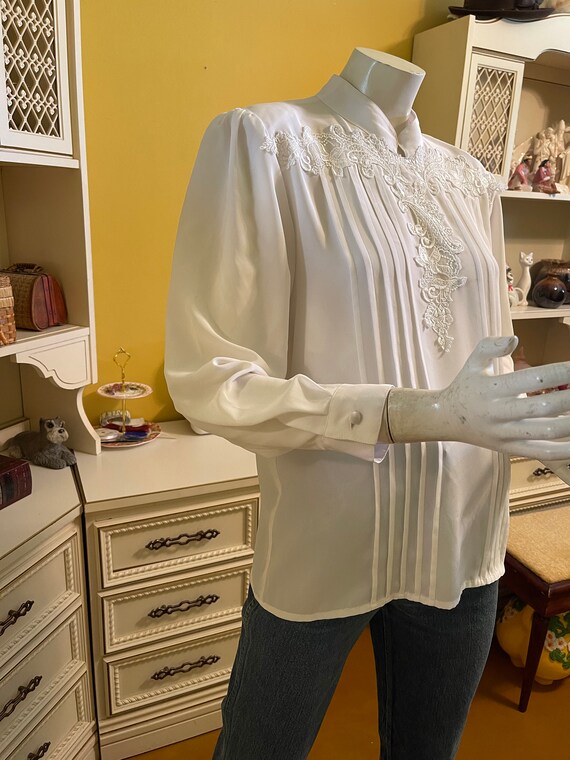 Vintage Che Studio white blouse - image 9