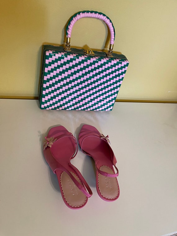 Vintage 80’s/90’s AXCESS pink sling backs - image 6