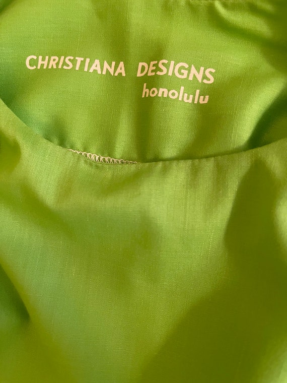 Vintage Christina Designs Honolulu caftan - image 9