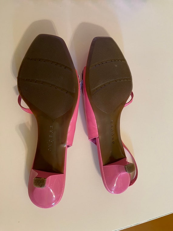 Vintage 80’s/90’s AXCESS pink sling backs - image 3