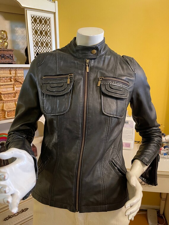 Vintage 80’s Bagatelle genuine leather jacket - image 4